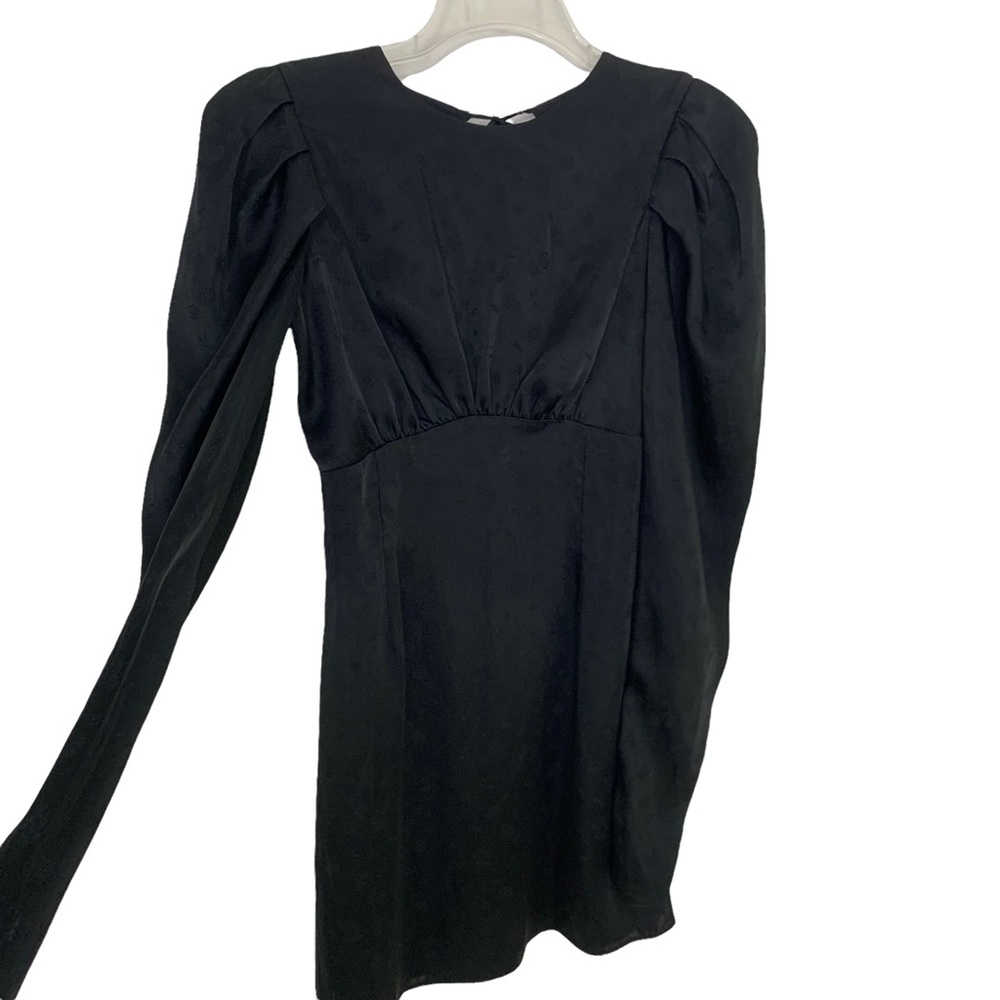 Andamane Dress Hope Mini Black Jacquard Print 2 - Picture 6 of 12